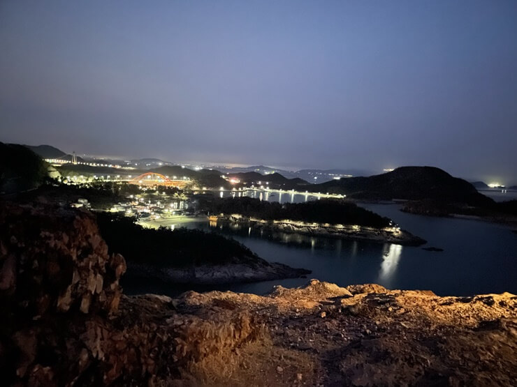 백패킹-성지-군산-선유도-선유봉-야경