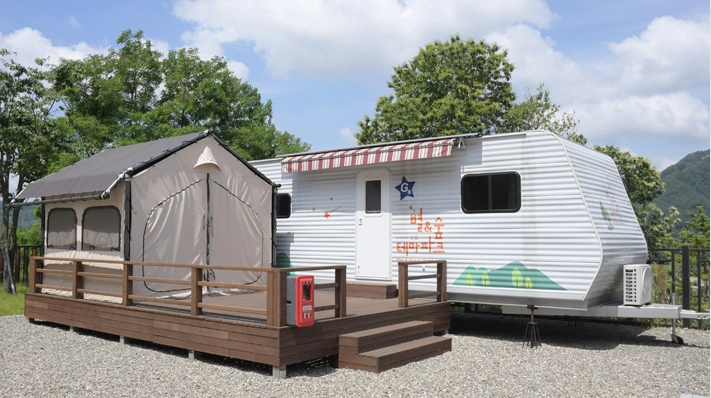 소요 별앤숲 테마파크 카파반 외부 전경