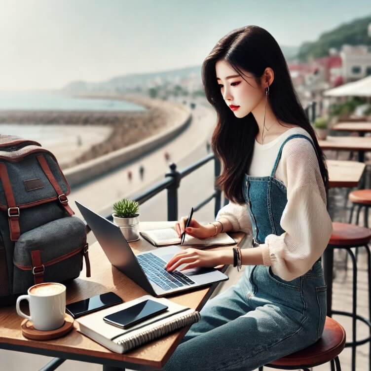 대학생 디지털 노마드 수익화 전략 관련 이미지