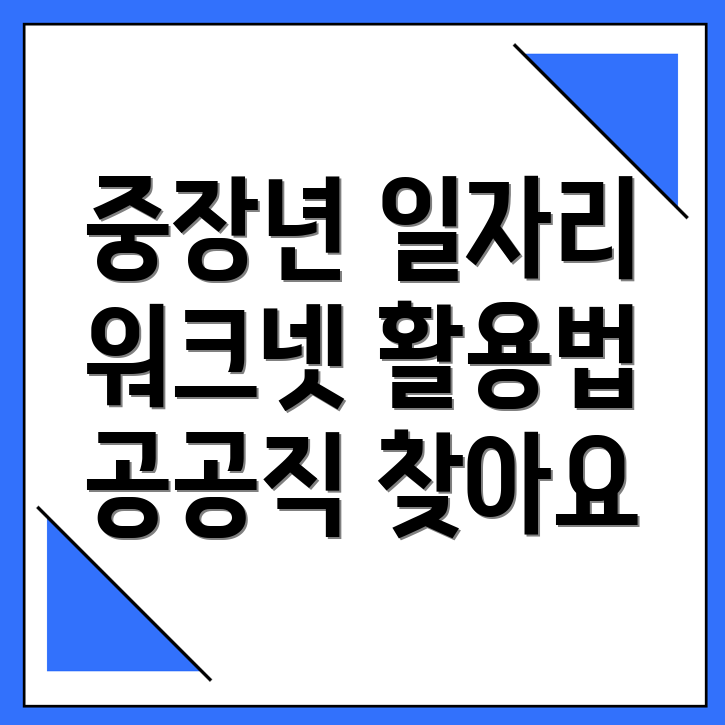 중장년 일자리
