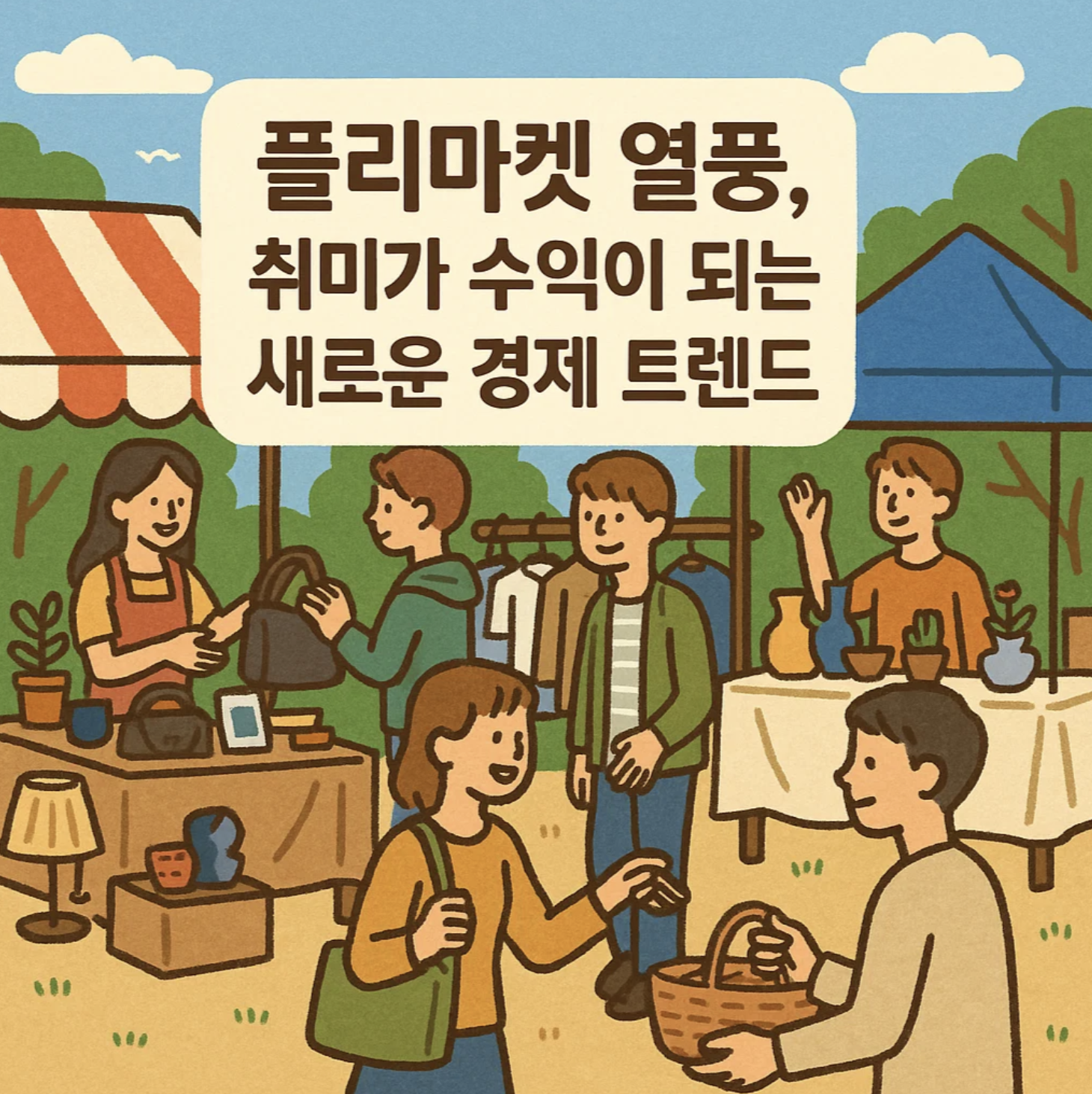 플리마켓 열풍, 취미가 수익이 되는 새로운 경제 트렌드