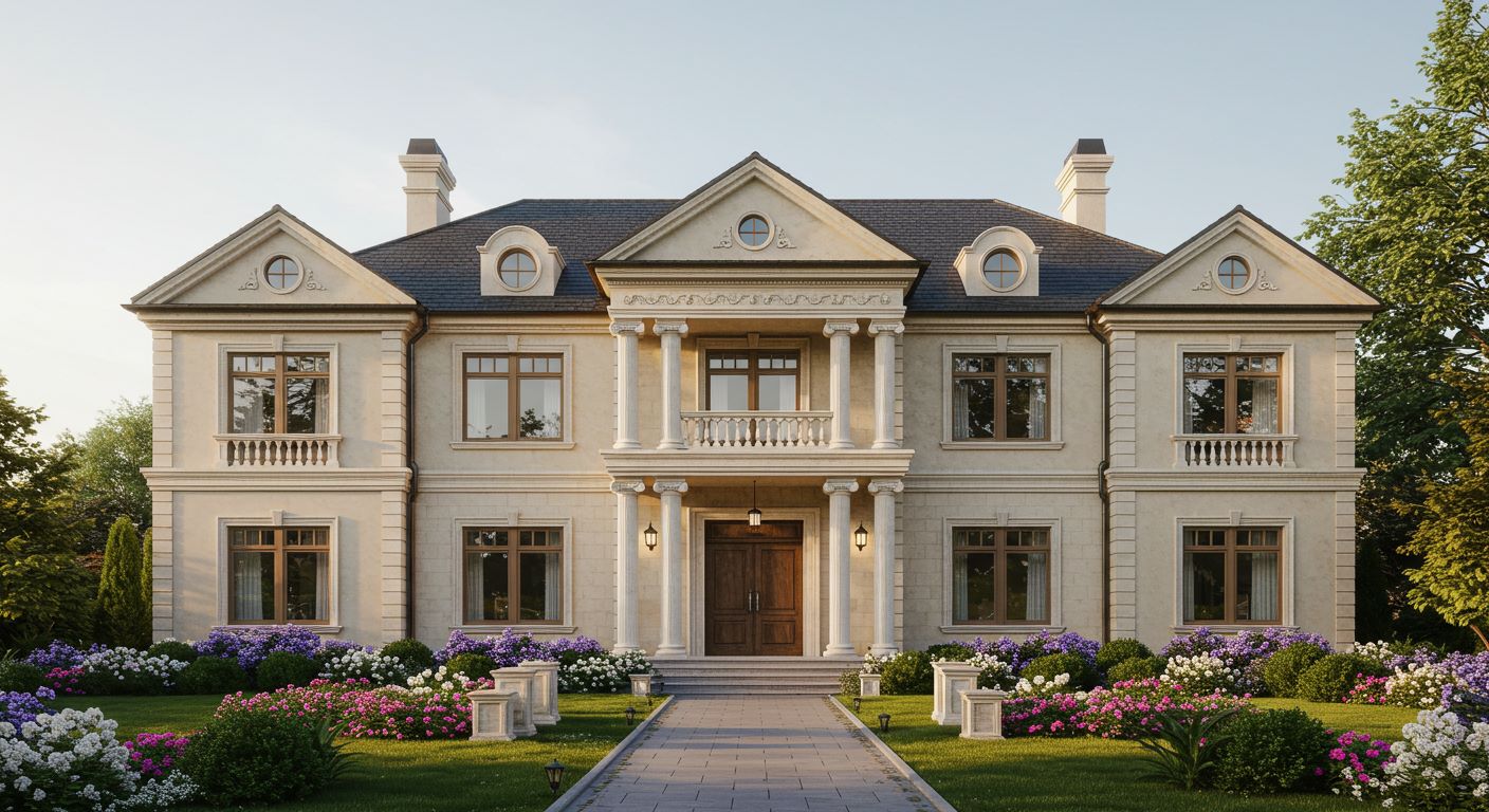 아름다운 주택 사진