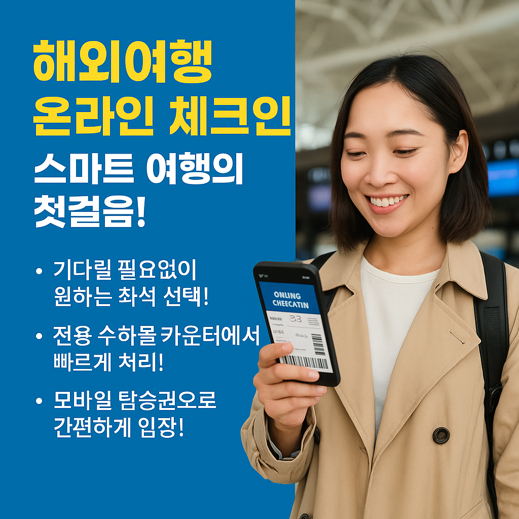 해외여행 온라인 체크인