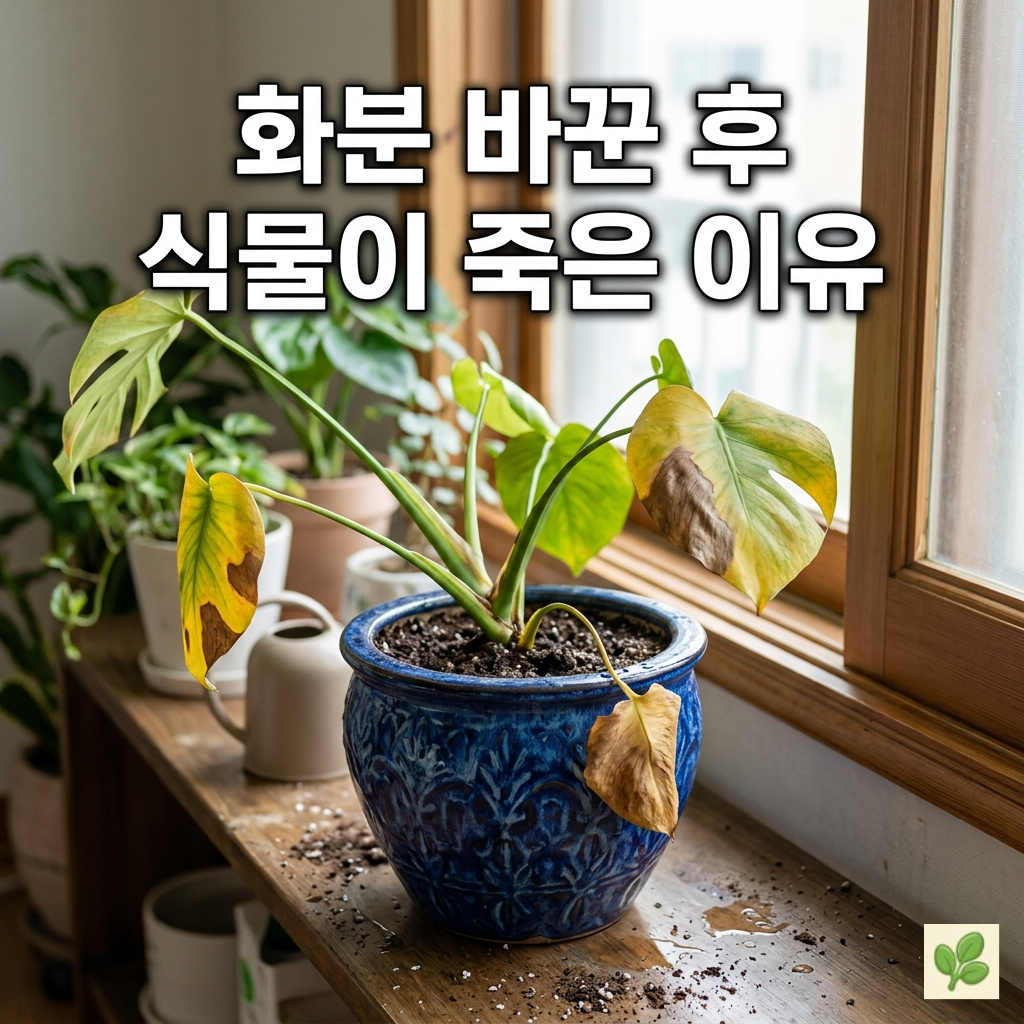 화분을 예쁜 걸로 바꿨더니 식물이 죽은 이유