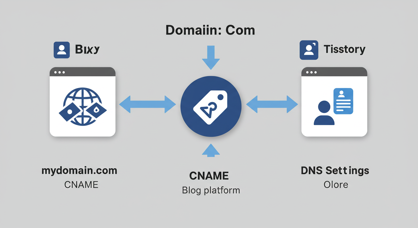 가비아 2차도메인 연결