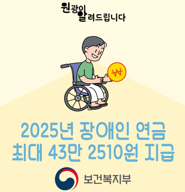 2025 장애인연금 신청 안내: 급여액&amp;#44; 기준&amp;#44; 방법 총정리