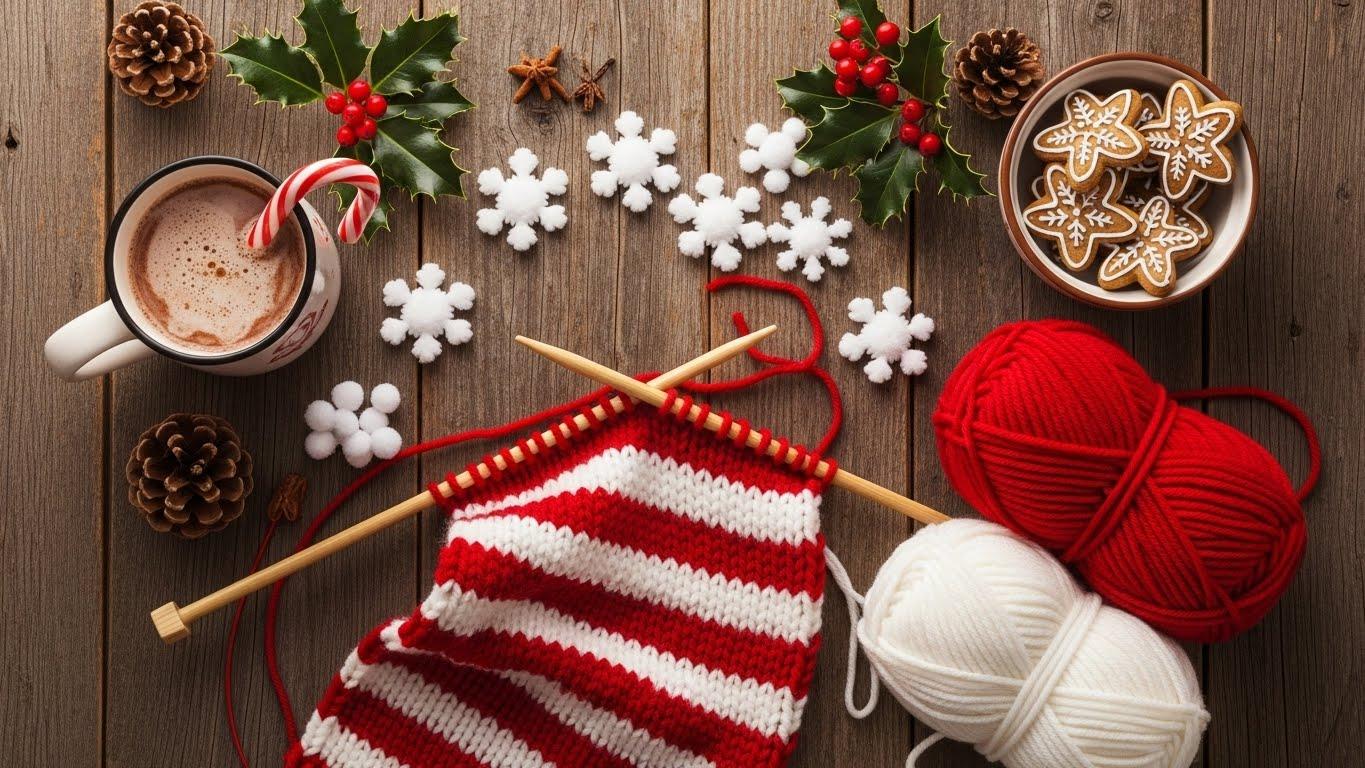 크리스마스 뜨개실