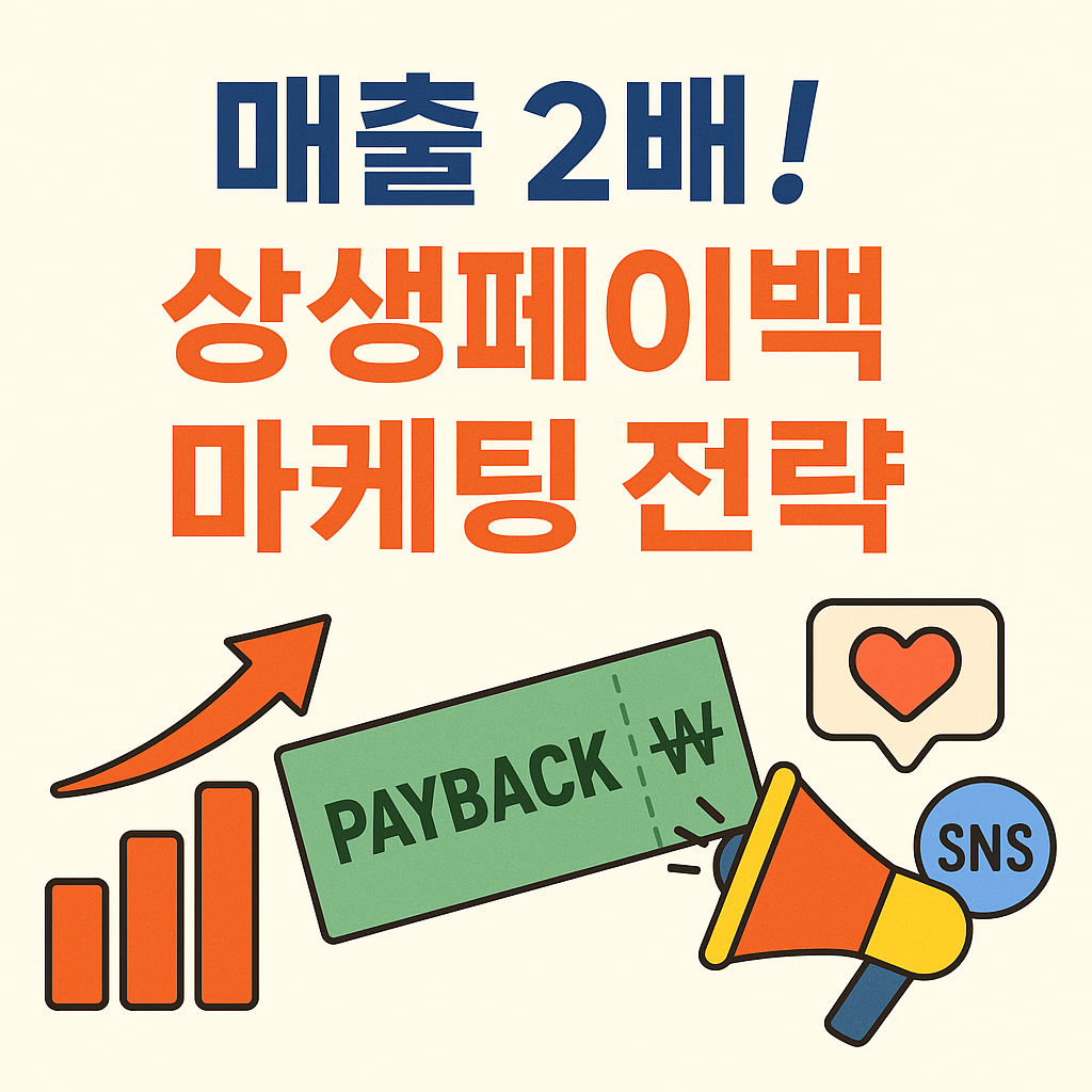 매출 2배! 상생페이백 마케팅 전략