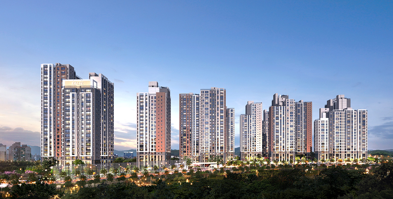 용인 둔전역 에피트 조감도