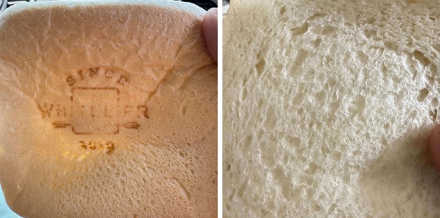 식빵 표면 사진