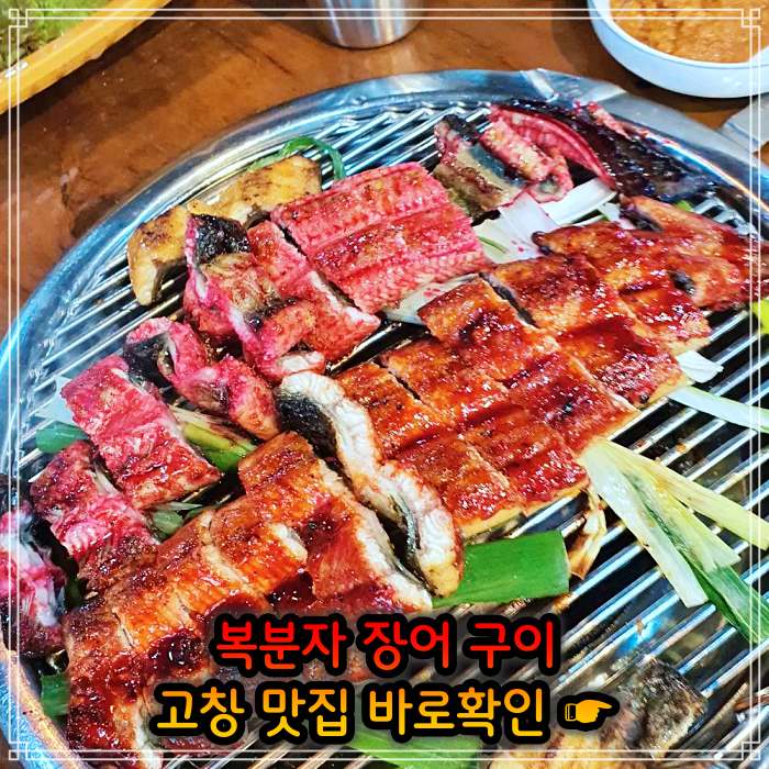 고창 선운사 맛집 복분자 장어구이