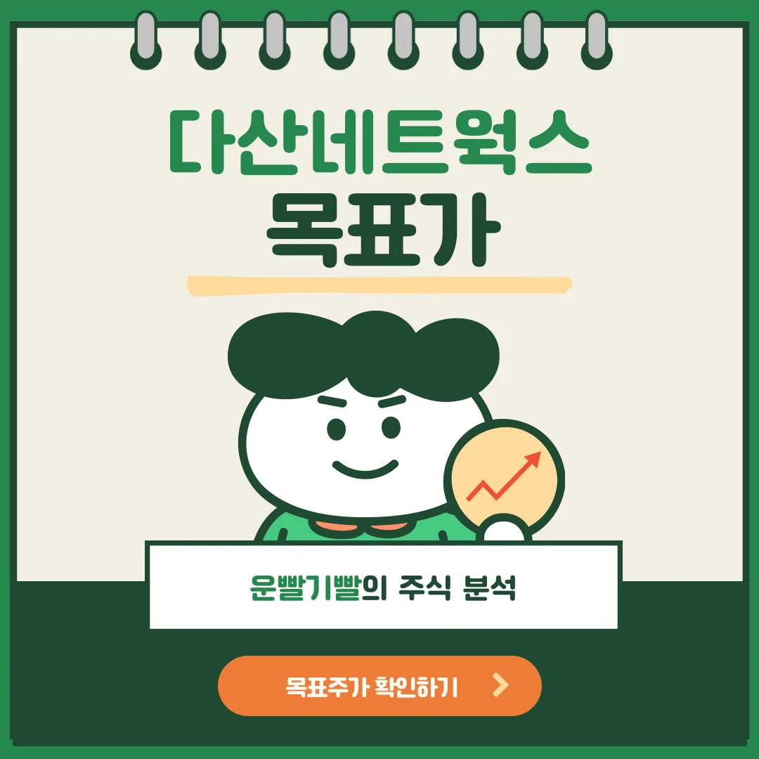 다산네트웍스 목표가