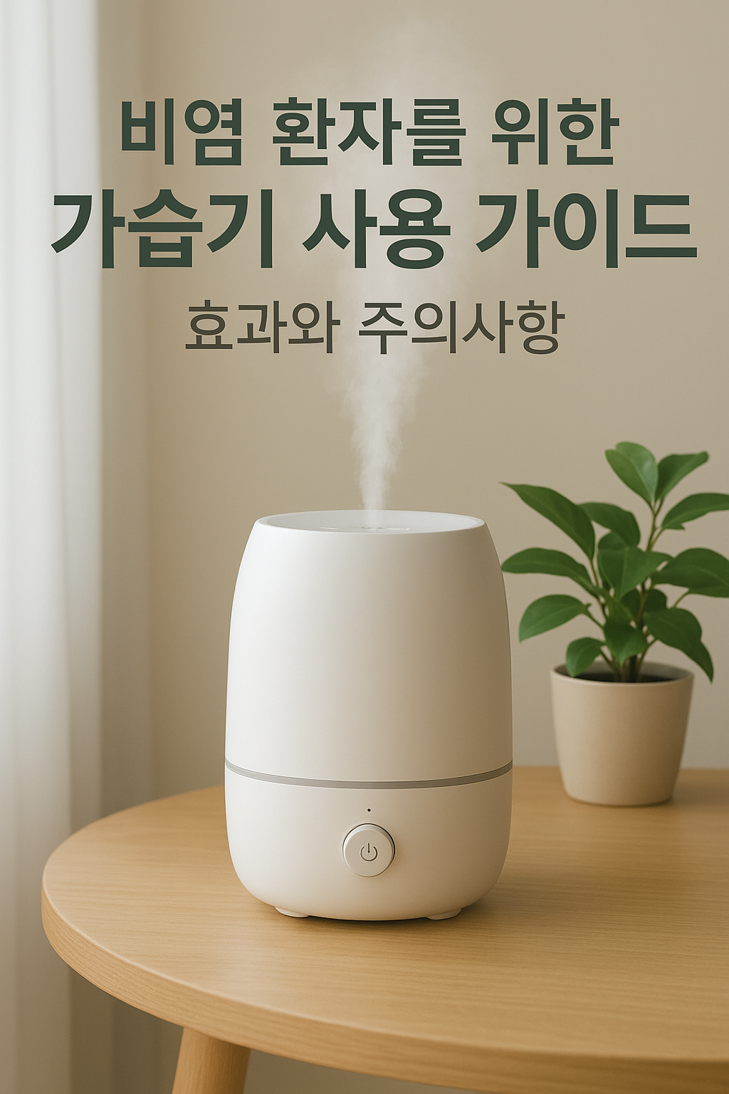 비염, 가습기 사용