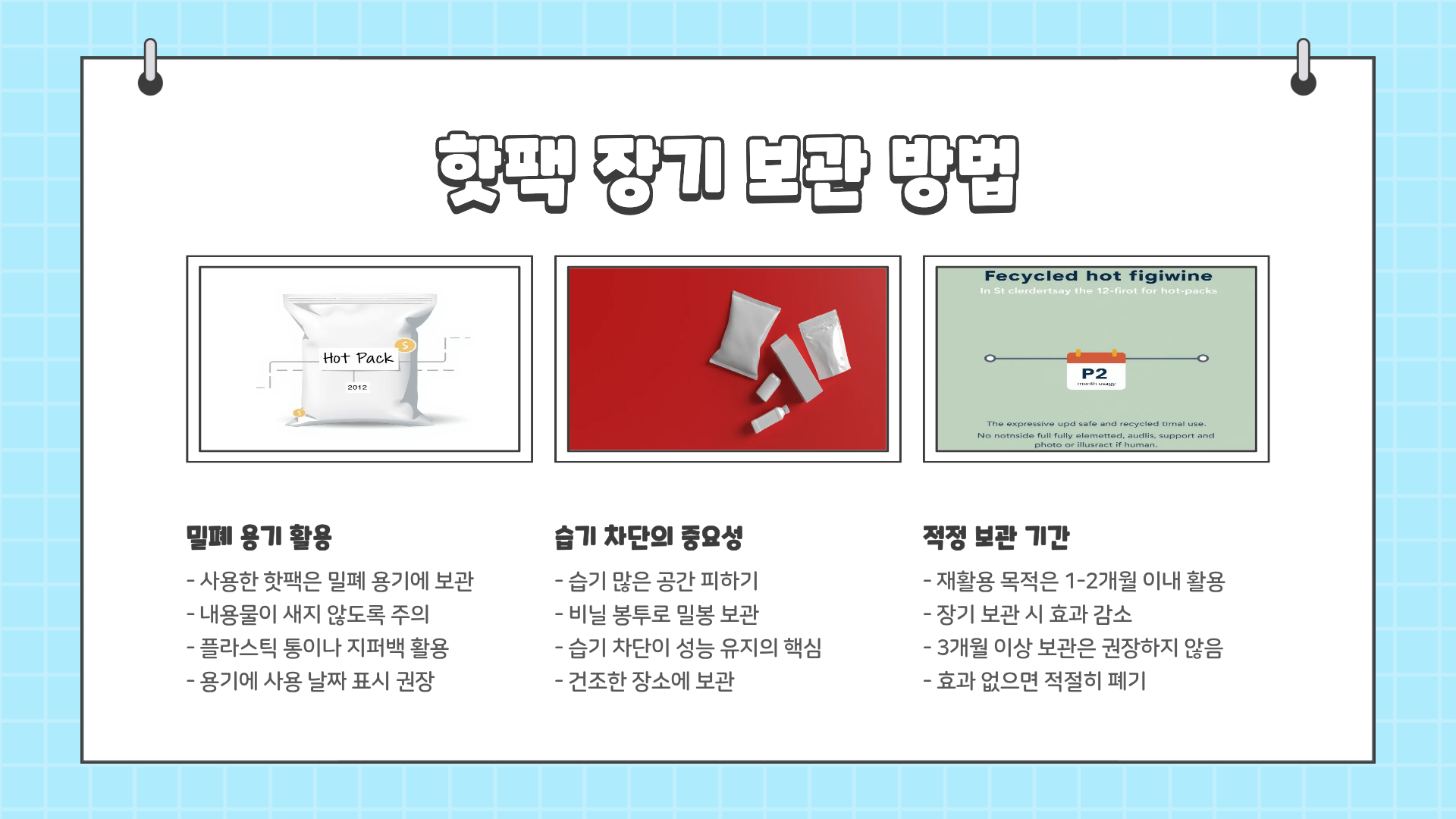 핫팩 재활용 방법 | 핫팩 버리는 방법 | 핫팩 원리까지? 핫팩에 대한 모든 것