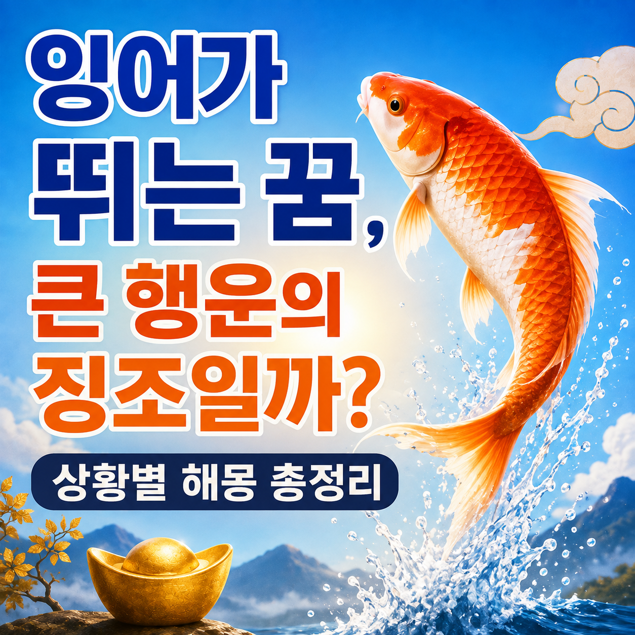 잉어가 뛰는 꿈