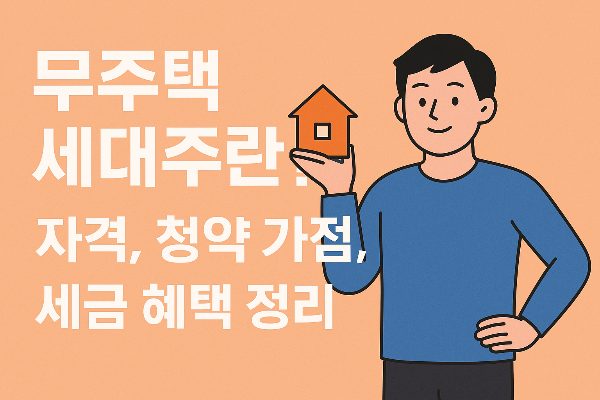 무주택 세대주란? 자격, 청약 가점, 세금 혜택 완전 정리