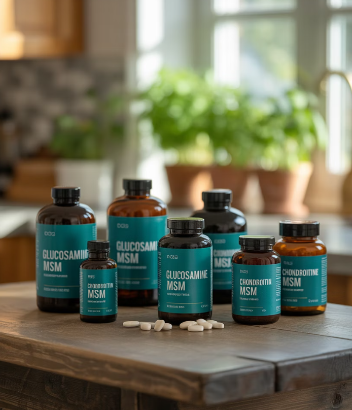 관절 영양제 사진