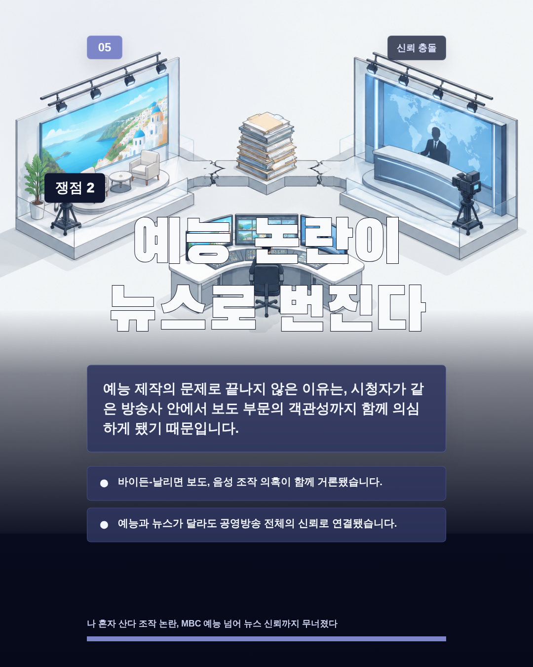 예능 논란이 뉴스로 번진다