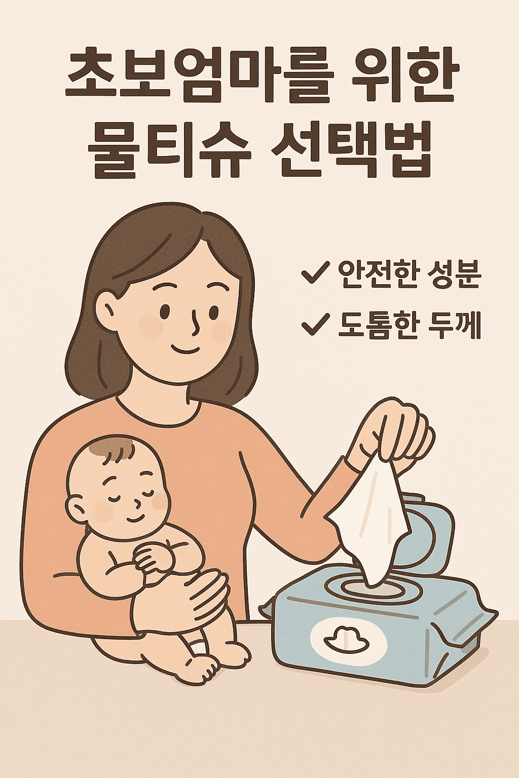 초보엄마를 위한 물티슈 선택법