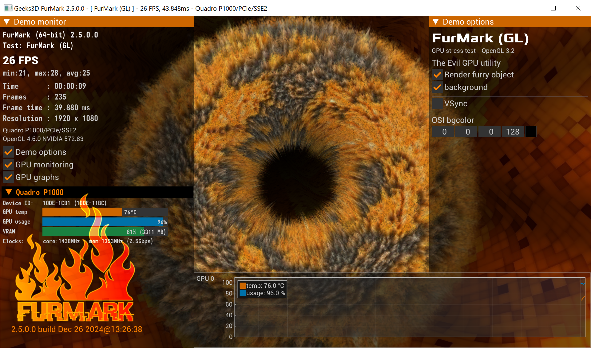 gpu 온도 테스트