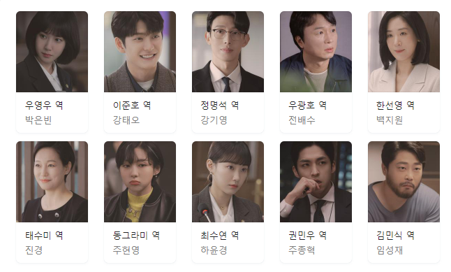 이상한 변호사 우영우 등장인물