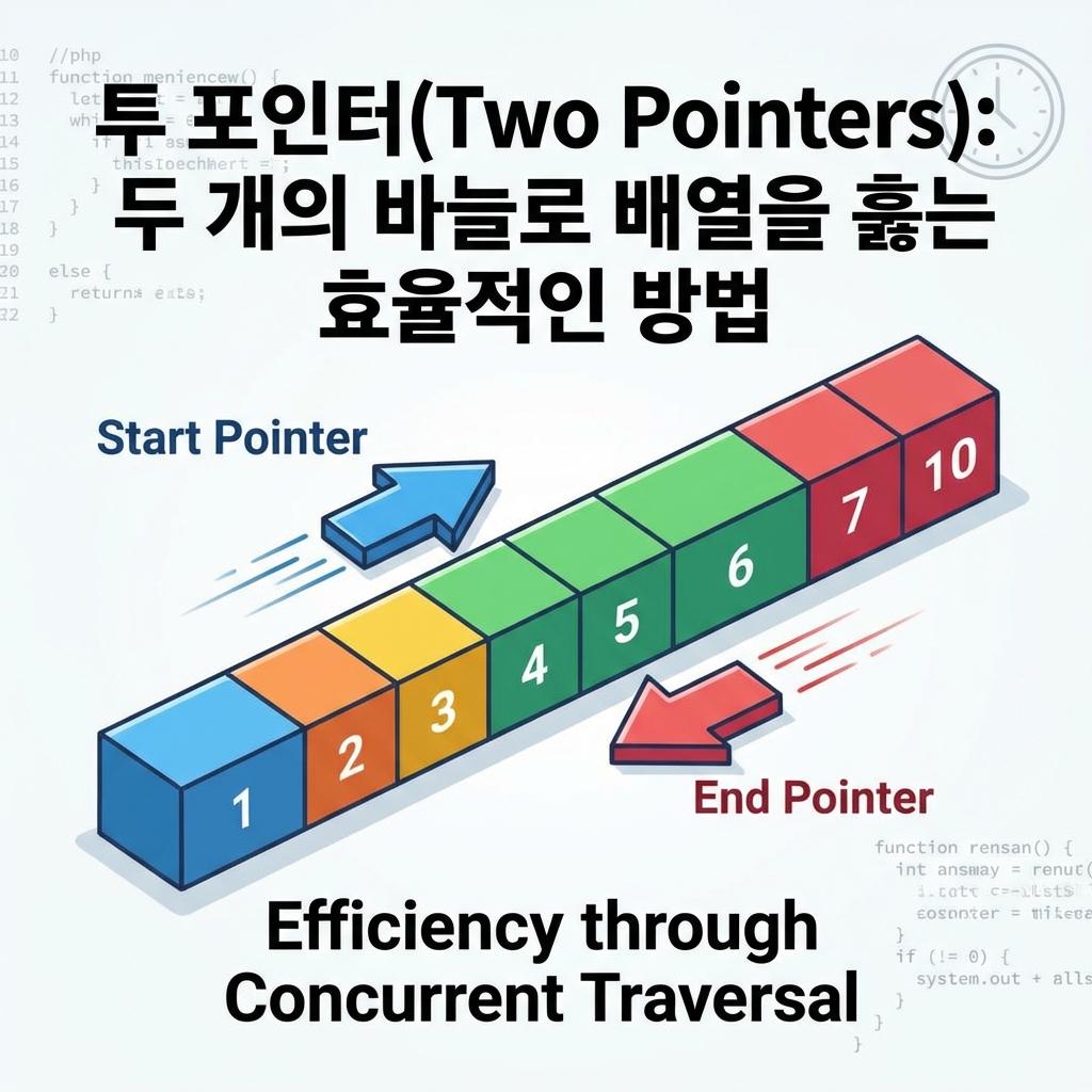 투 포인터 알고리즘: O(N)으로 끝내는 배열 탐색 최적화