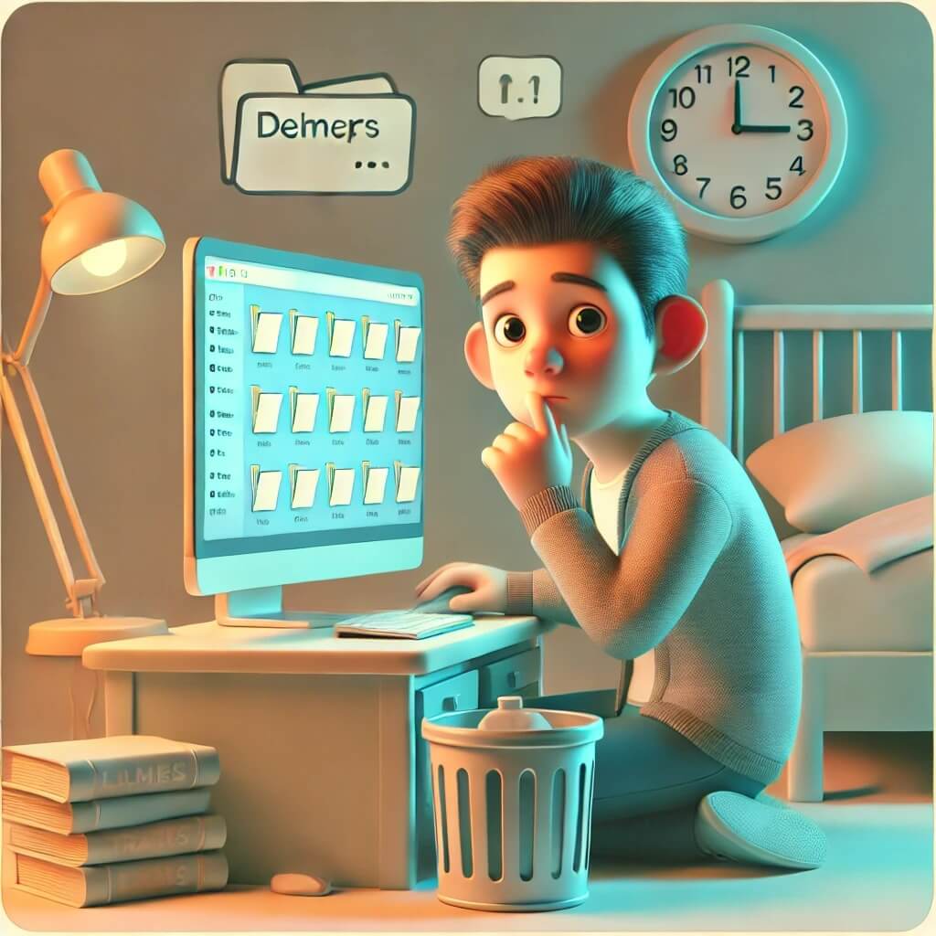 부모님 모르게 카드사용내역을 삭제하고 있는 모습