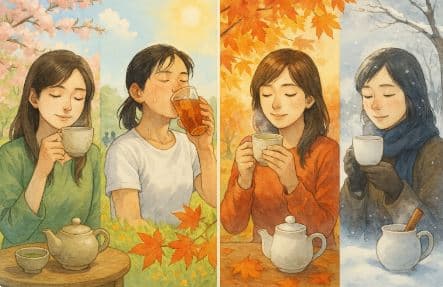 계절별 추천 전통차(봄·여름·가을·겨울)