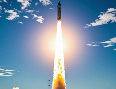 블루오리진 뉴글렌 발사체 이미지