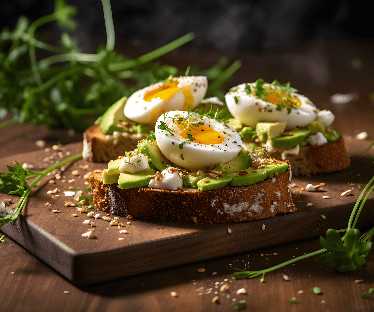 아보카도 계란 토스트