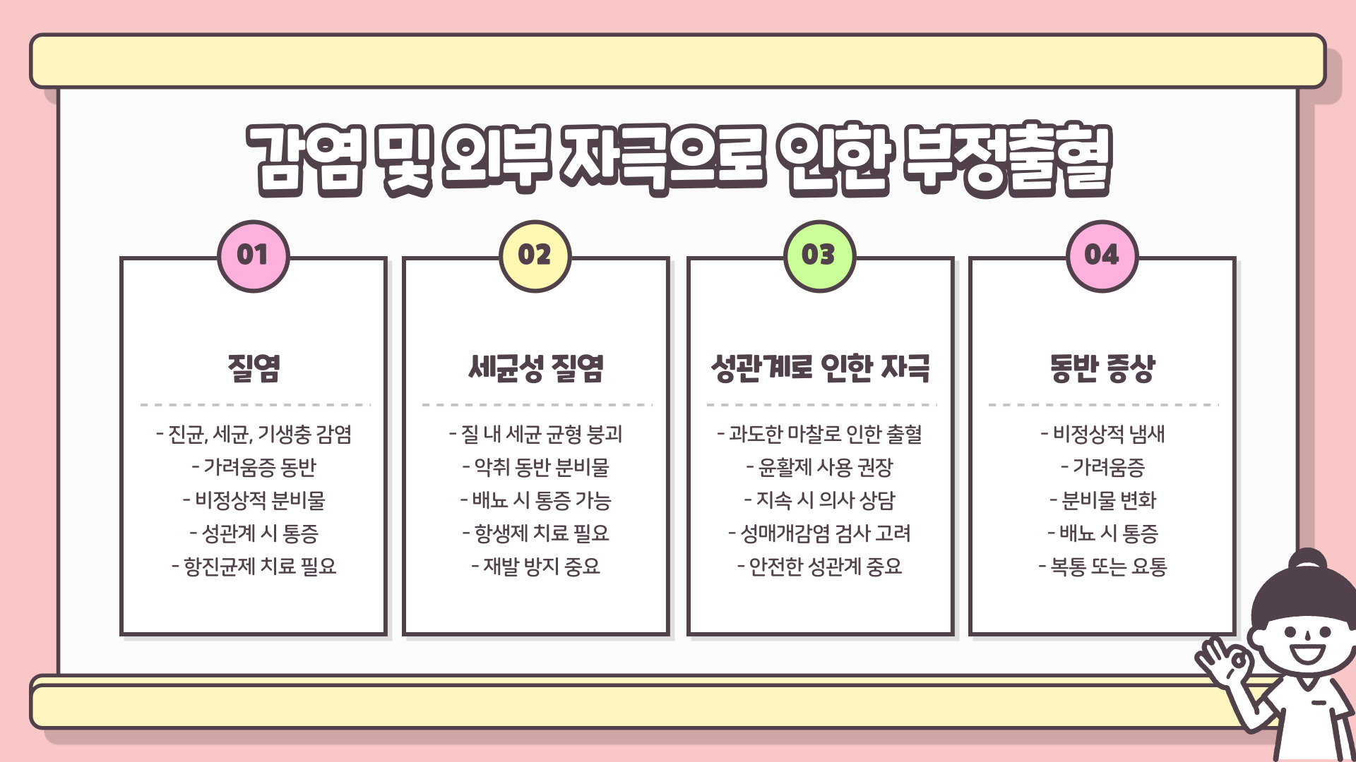 부정출혈 원인과 치료