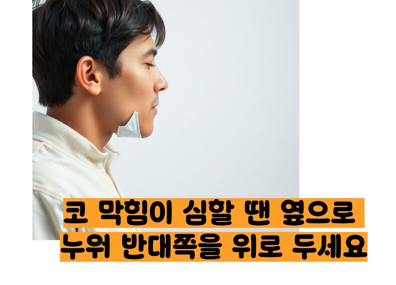 코 막힘 한번에 해결 방법