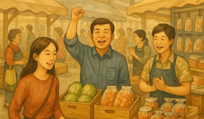 전통시장 마을기업(통인커뮤니티 주식회사 등) 관련 이미지