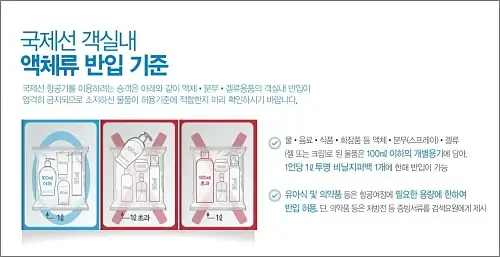 액체류-기내-반입-규정
