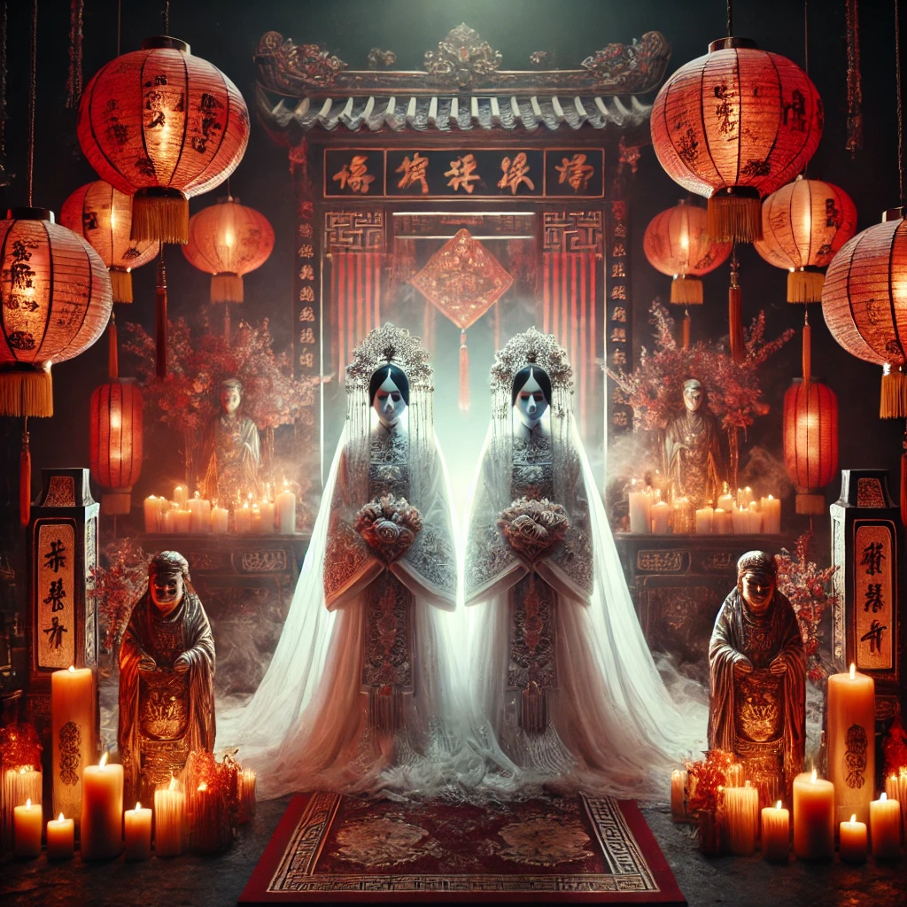 죽은 자의 결혼을 준비하는 사람들