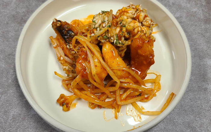 성남유일 아구찜 알곤이찜 입큰아구찜&알곤이찜 내돈내산 국산아구찜 접시에담긴아구찜