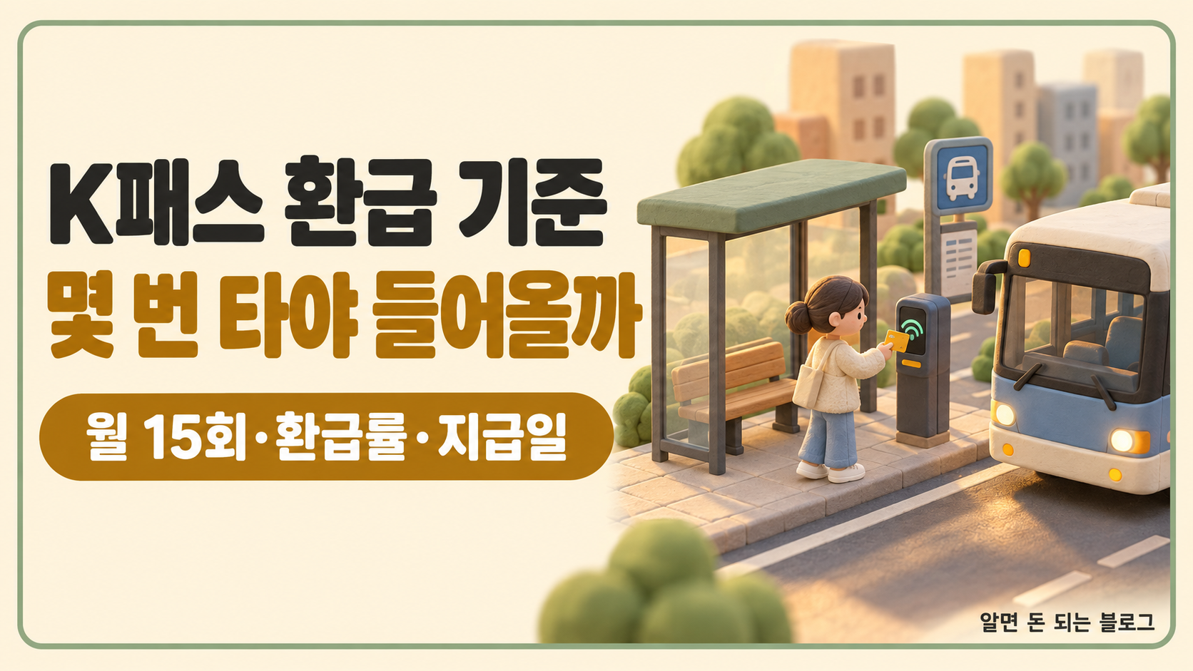 K패스 환급 기준 대표