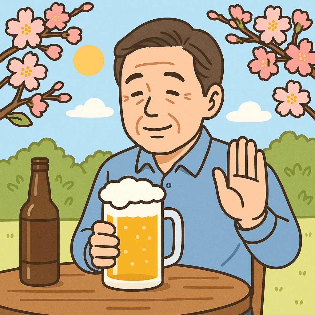 맥주한잔 하는 중년 맘성