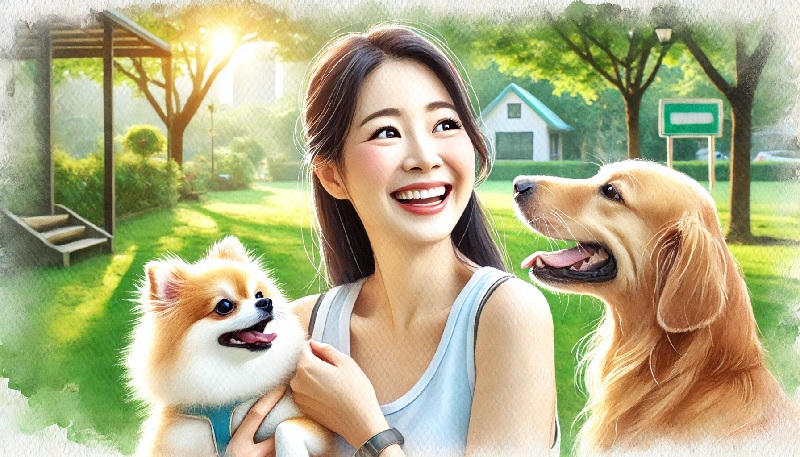 소형견과대형견에 대한 이미지