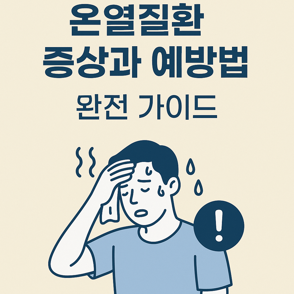 온열질환 증상 및 예방 가이드