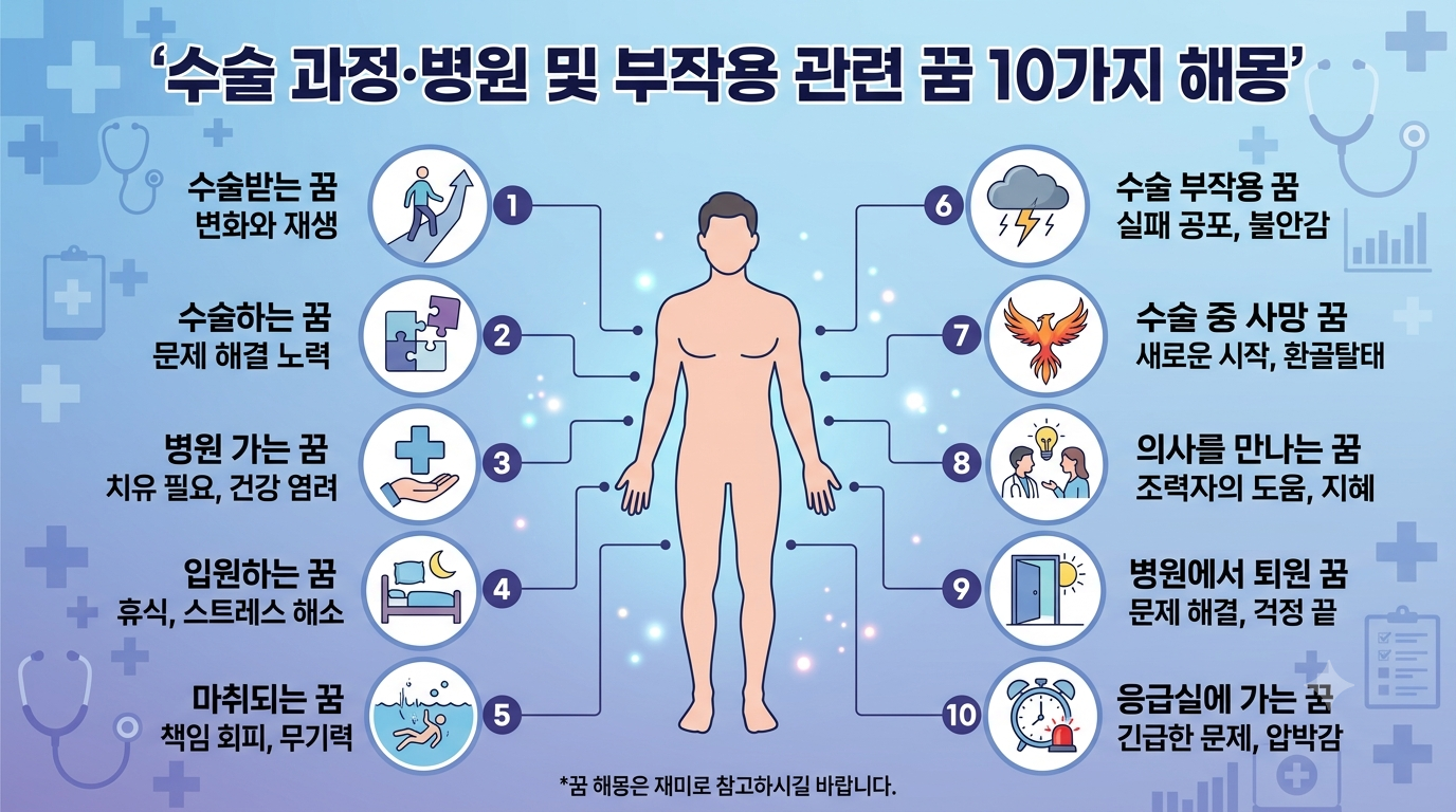 수술 과정·병원 및 부작용 관련 꿈 10가지