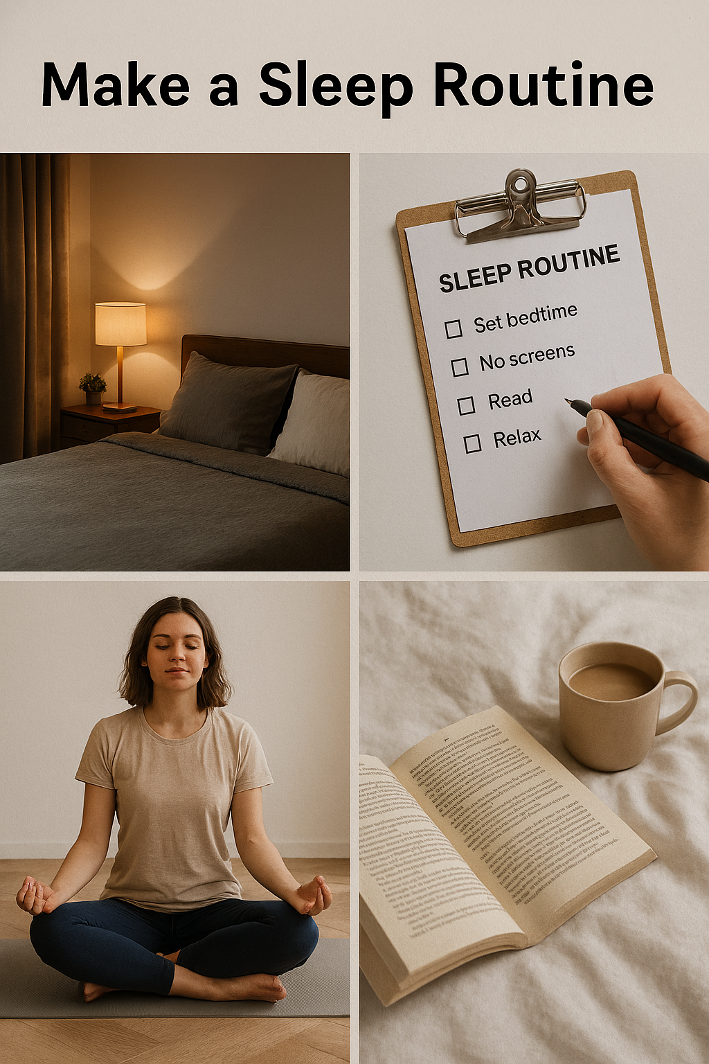수면 루틴 만들기 가이드