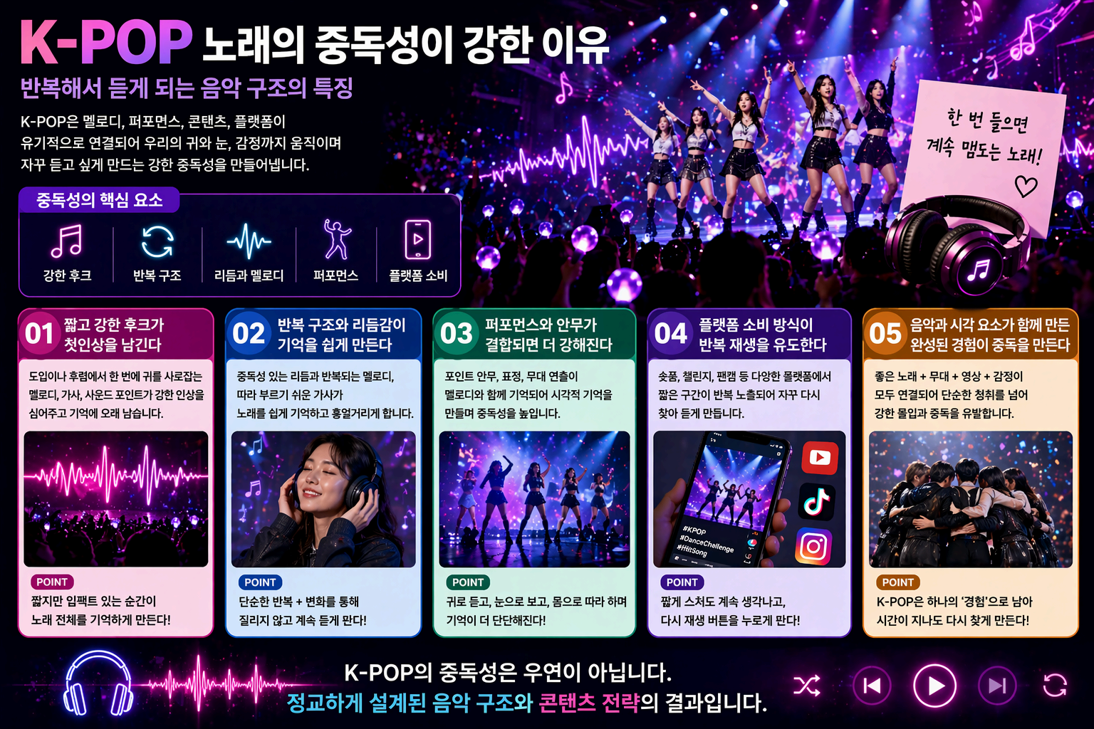 K-POP 노래의 중독성이 강한 이유