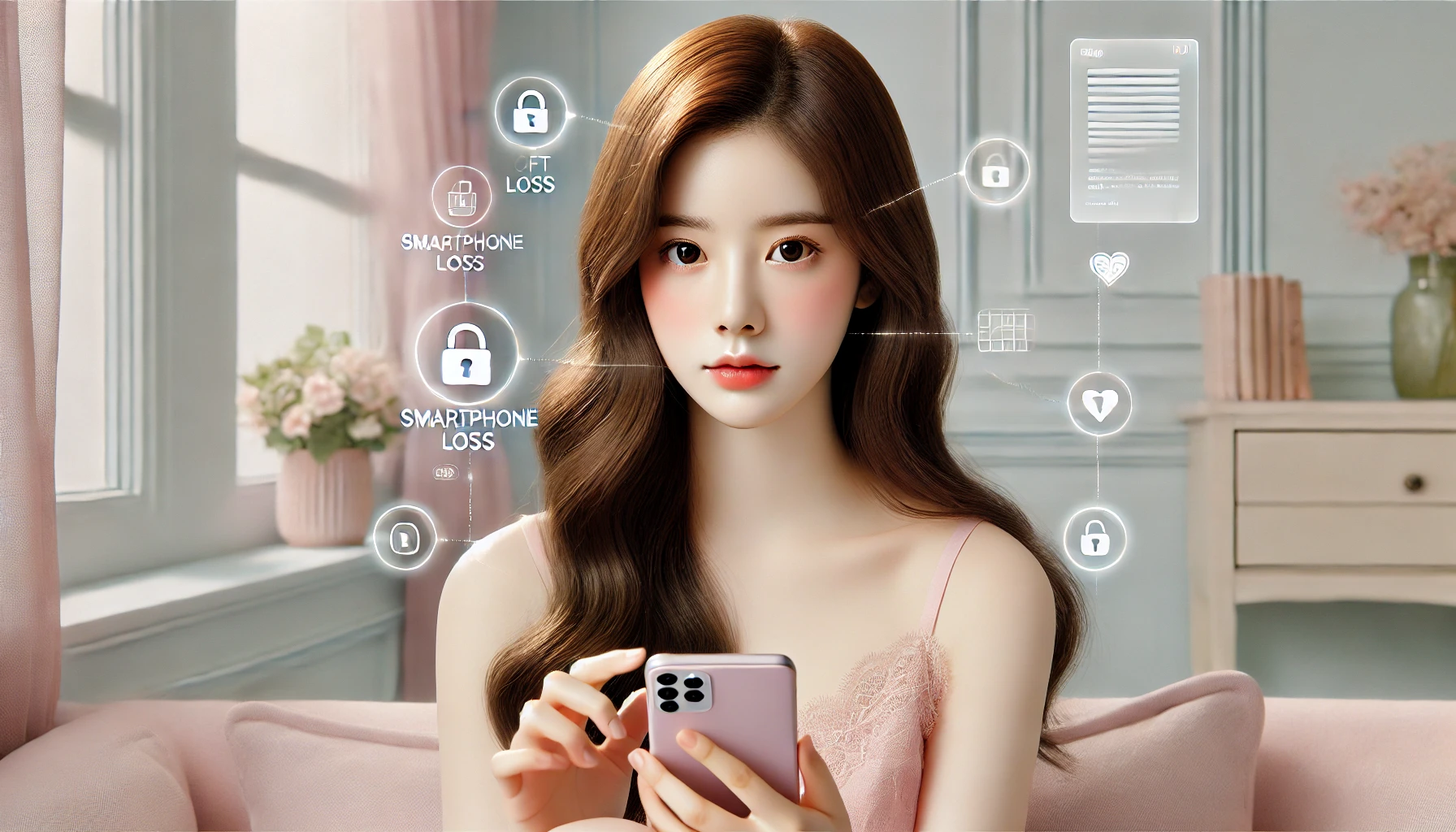 휴대폰 분실 시 대처방법 확인하는 이미지