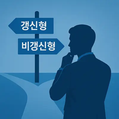 갱신형보험 비갱신형보험 차이점과 현명한 선택 방법
