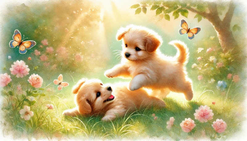 강아지 마운팅 행동에 대한 이미지