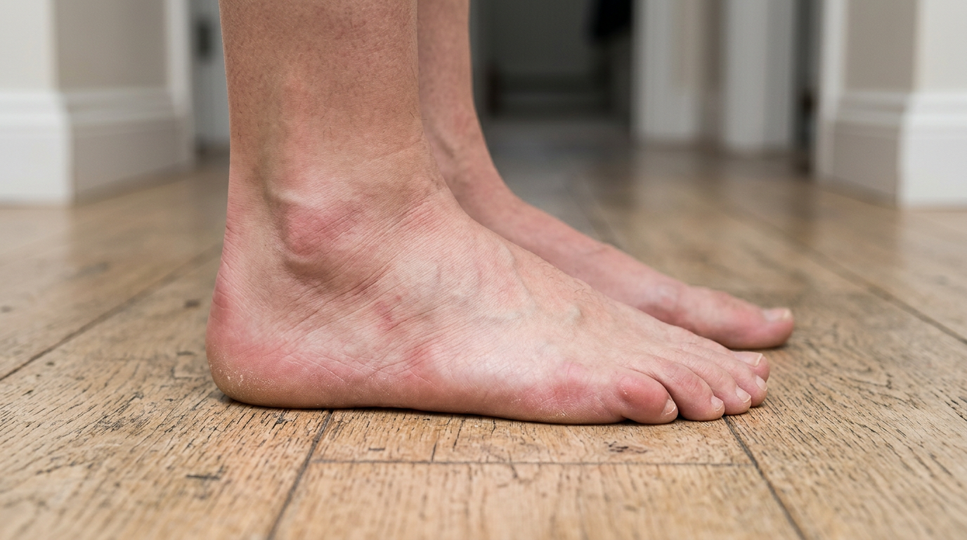 스탠딩 데스크 매트 없이 서있는 자세 발바닥 압력