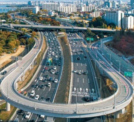 올림픽대교-남단-U-턴-연결램프-이미지