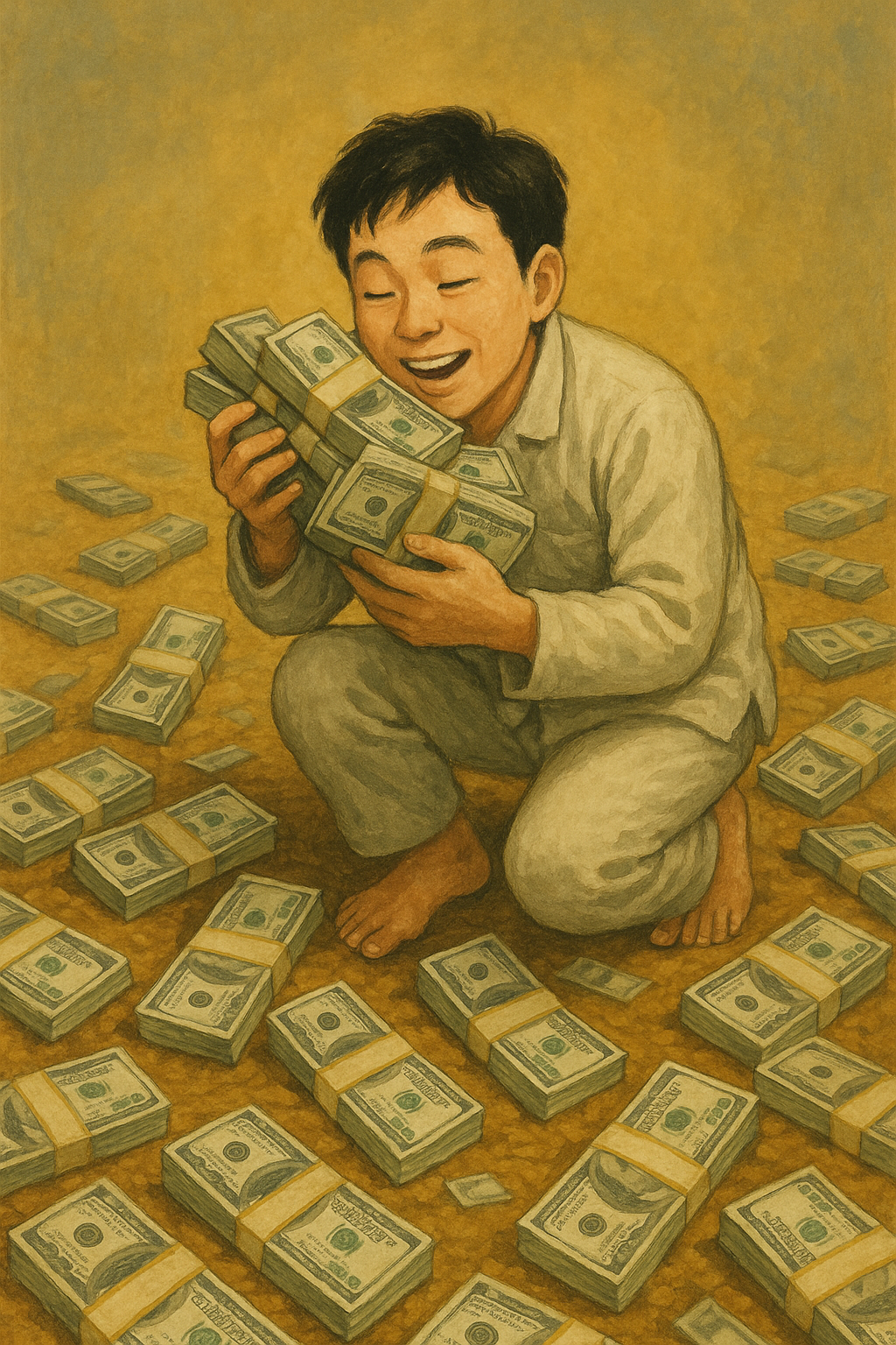 많은 돈 줍는 꿈