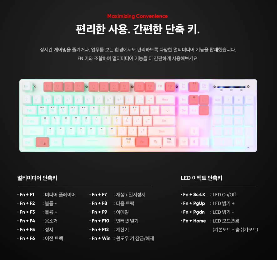 ABKO KM400 게이밍 콤보